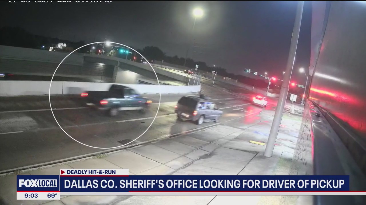 Sheriffs looking for pickup in deadly hit-and-run