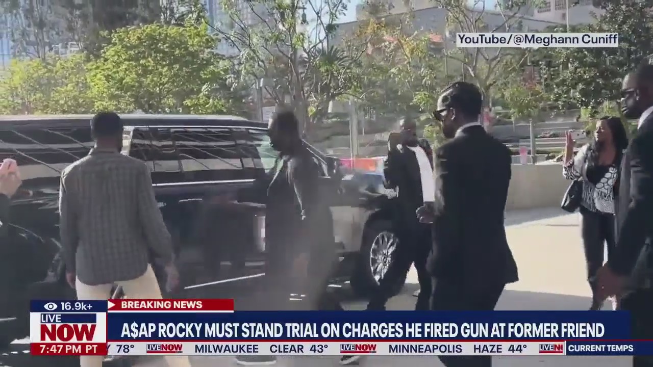 A$AP Rocky must stand trial on felony gun charges