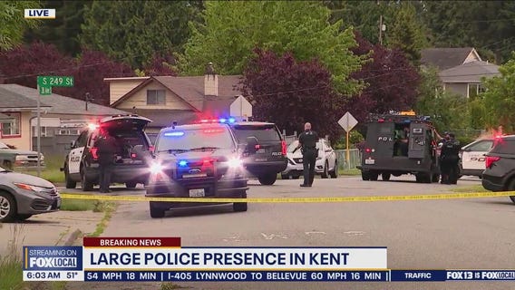 Large police presence, SWAT team in Kent