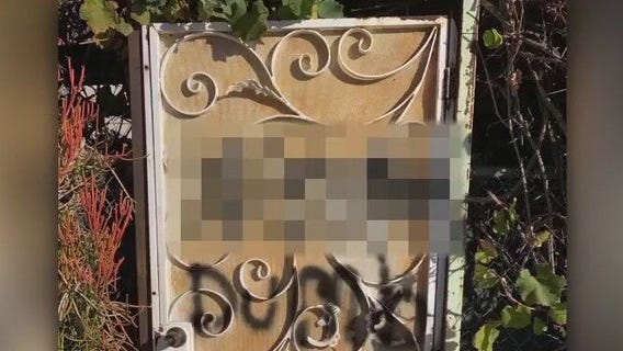 Family shocked by racist graffiti