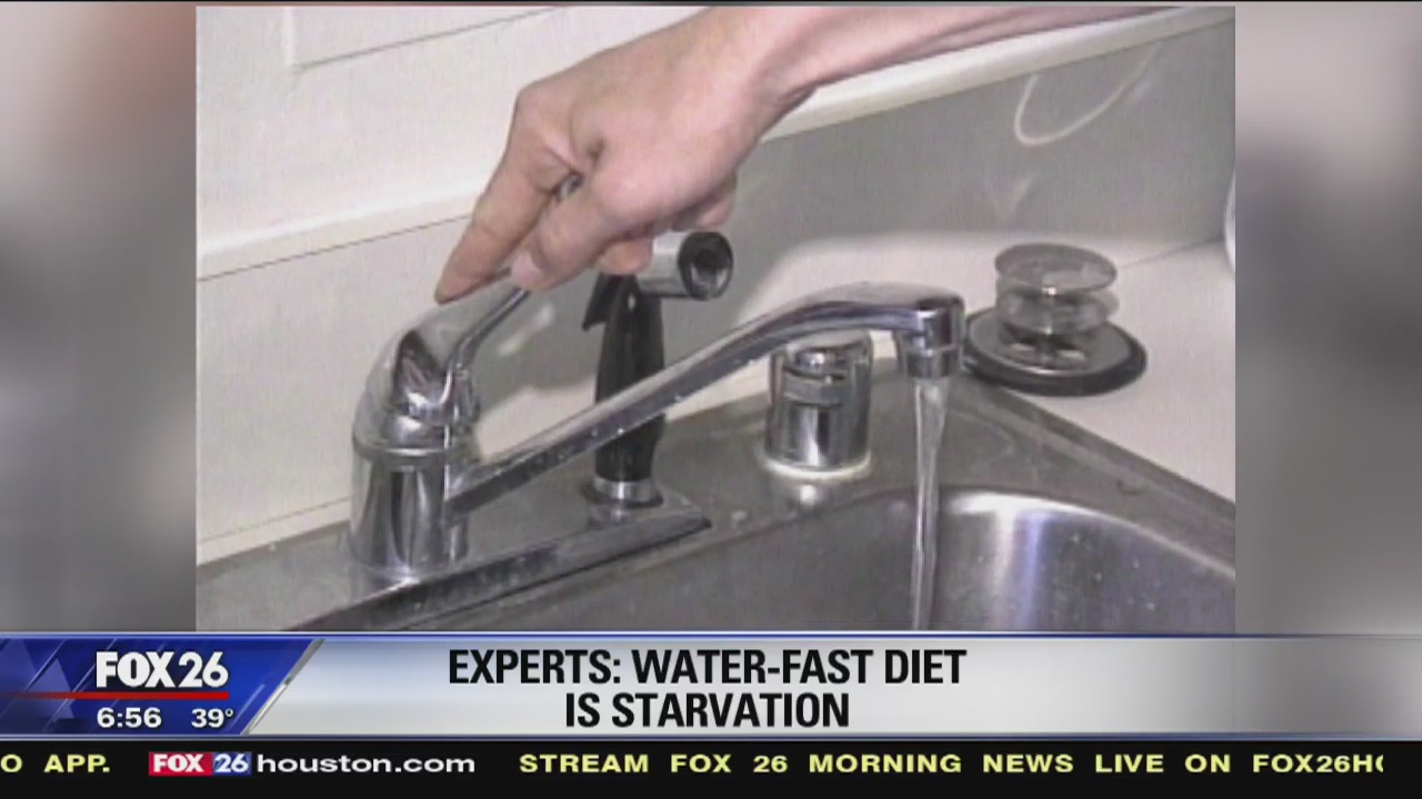 Experts warn 'water-fasting diet' is starvation