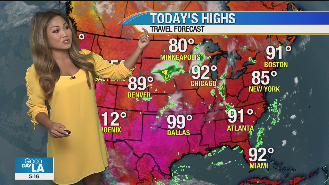 Weather Forecast for Monday, August 10