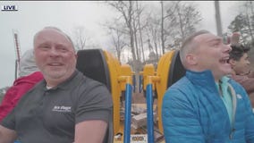 Paul Milliken rides Six Flags' Georgia Gold Rush