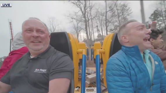 Paul Milliken rides Six Flags' Georgia Gold Rush