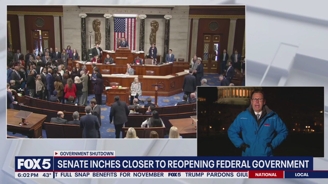 Senate inches closer to ending government shutdown | FOX 5 DC