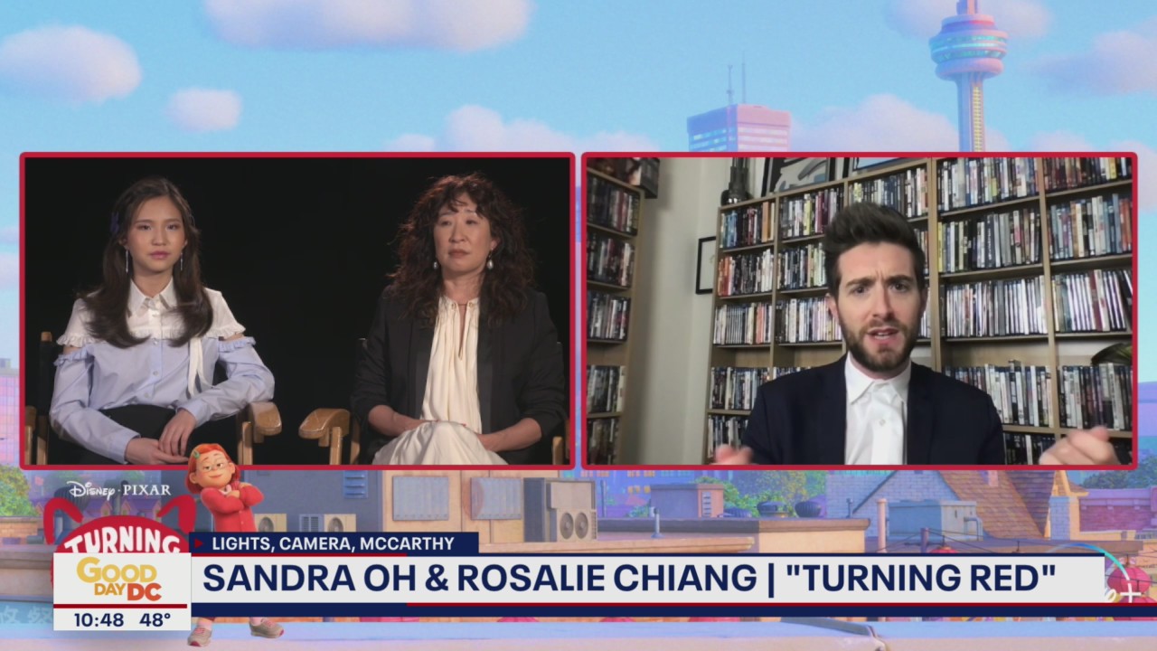 Sandra Oh, Rosalie Chiang talk inspiration behind "Turning Red"