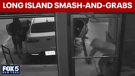 Series of smash-and-grab burglaries on Long Island