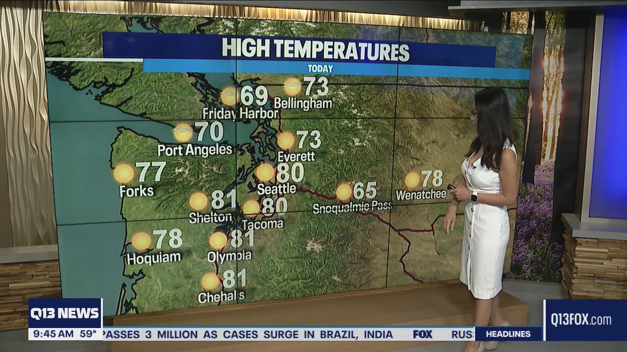 Sunshine and warm temps this weekend