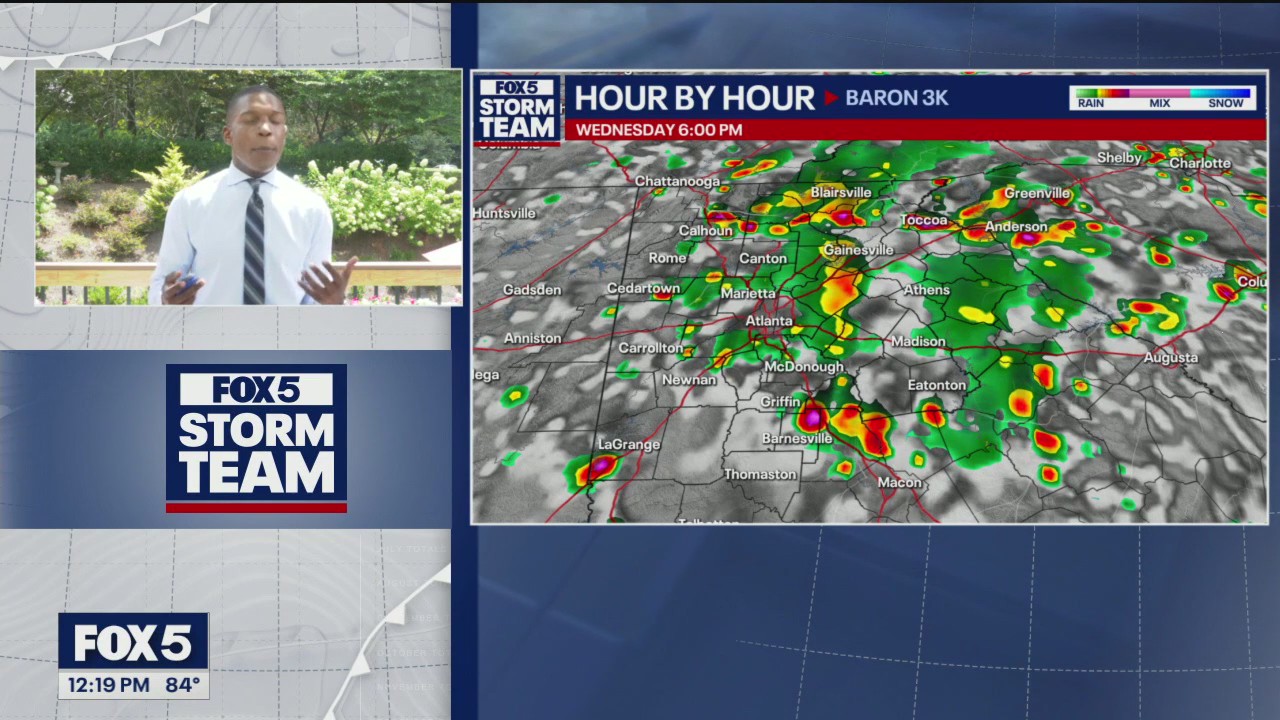 Wednesday midday weather forecast