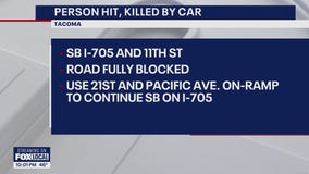 Troopers investigate after person hit, killed on I-705 in Tacoma