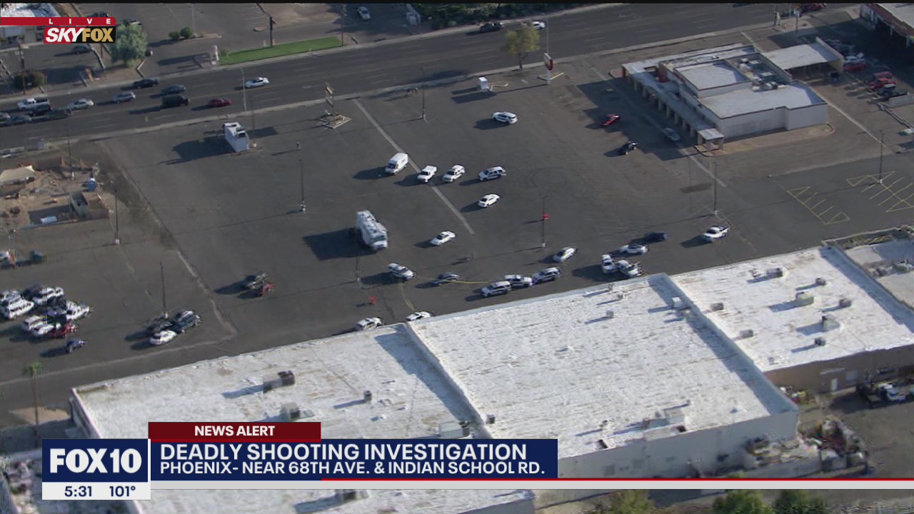 Police investigate deadly shooting at Phoenix strip mall parking lot ...