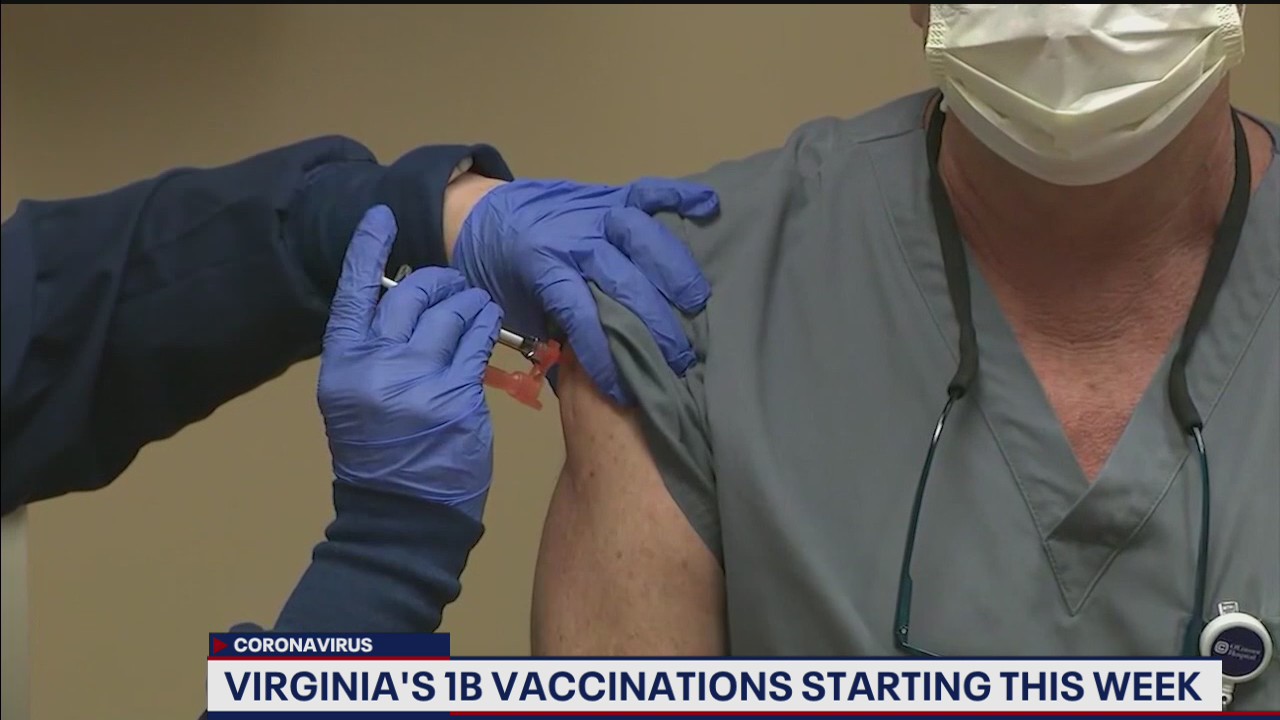 1B coronavirus vaccinations beginning in Virginia