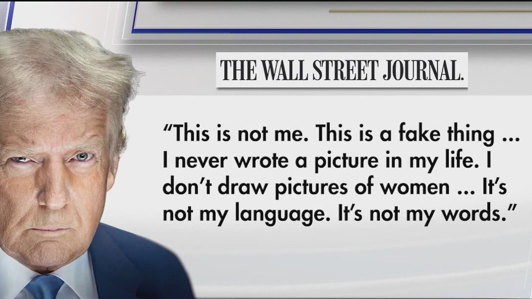 President Trump denies alleged Epstein ties in WSJ Report