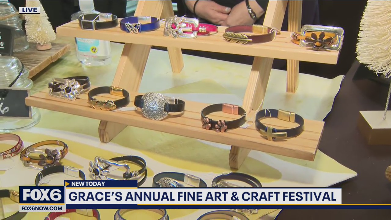Annual Fine Art & Craft Festival; leather accessories