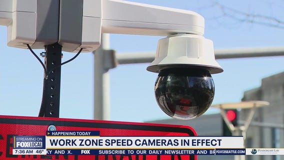 Work zone speed cameras now in effect in WA