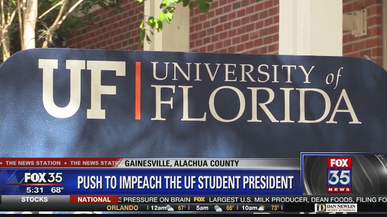 Push to impeach UF student president