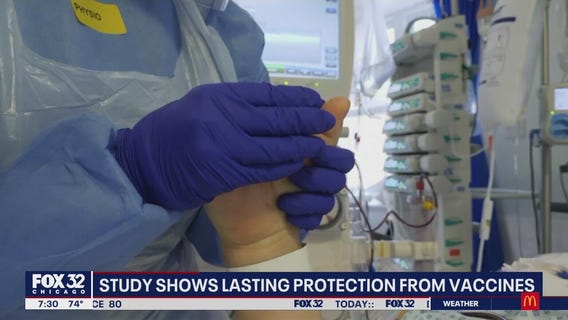 Study shows lasting protection from Pfizer, Moderna vaccines