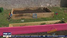 Community comes together to build a garden in honor of 3-year-old Tynirah Borum