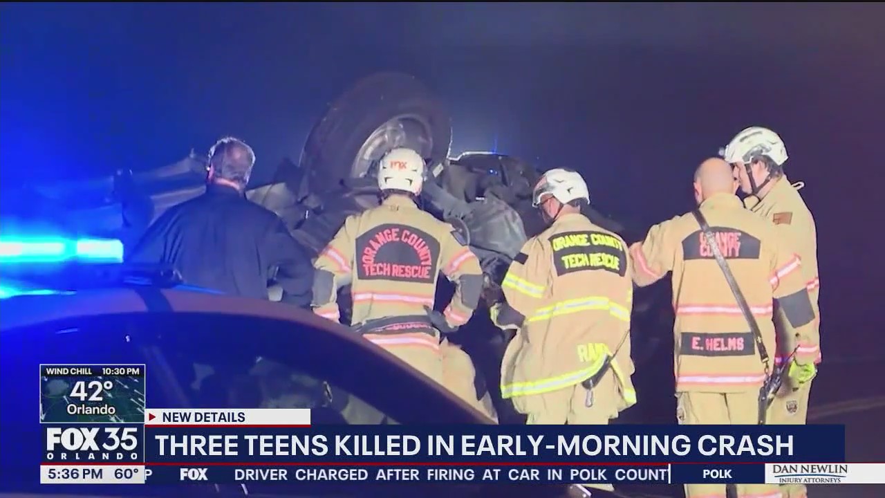 3 teens killed on early-morning crash in Apopka | FOX 51 Gainesville