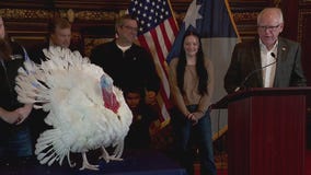 Gov. Walz presents Minnesota's Thanksgiving turkey
