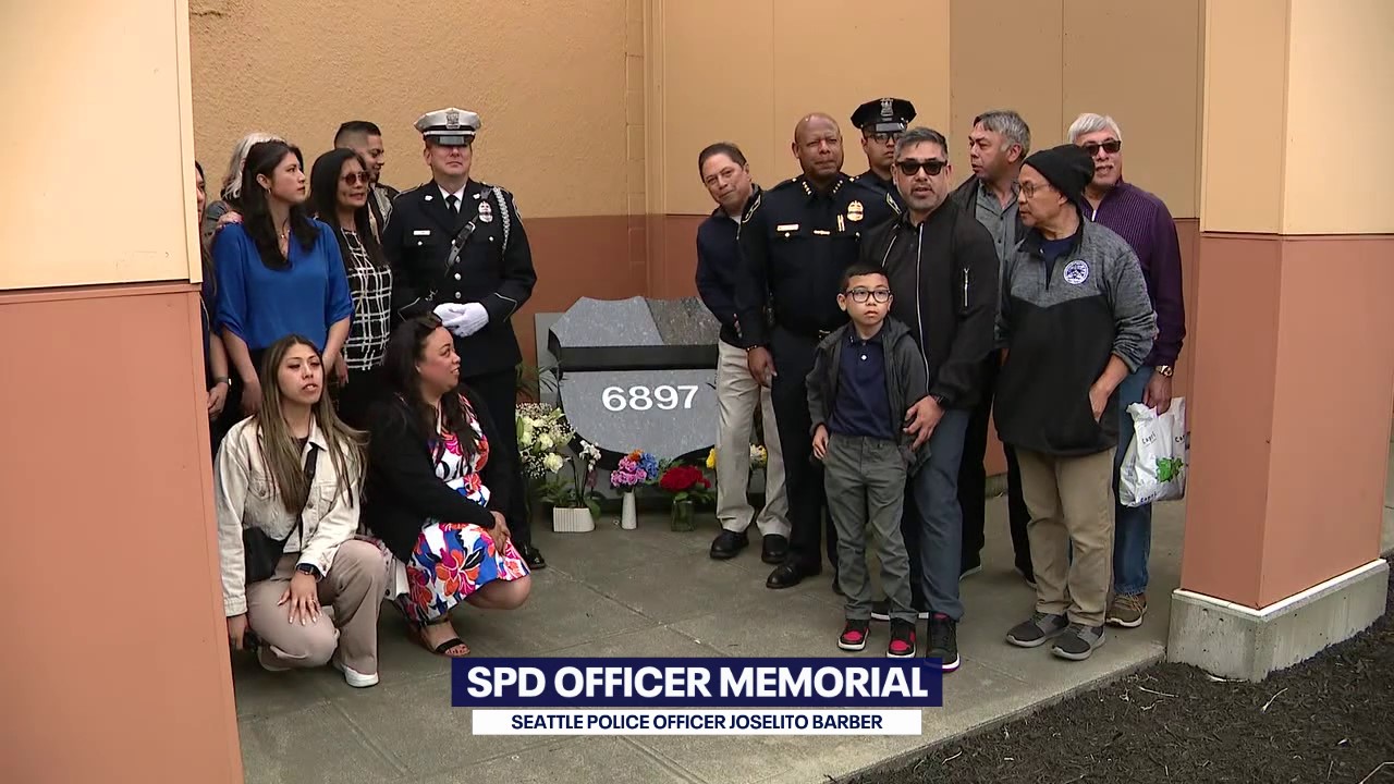 Seattle police officer Joselito Barber memorial unveiled