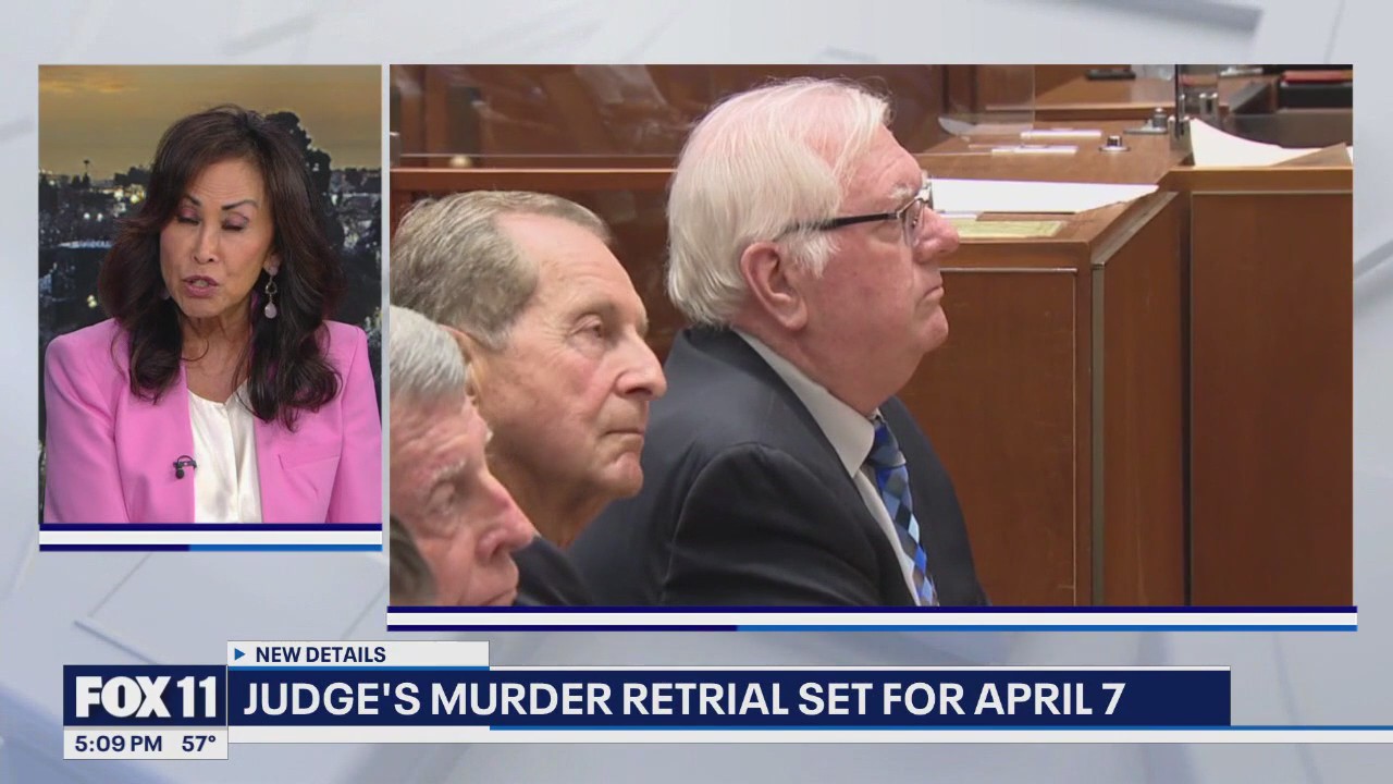 Judge's murder retrial set for Apr. 7