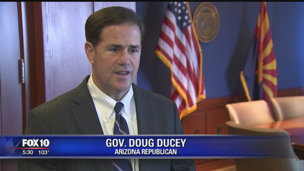 Governor Doug Ducey speaks out following President Donald Trump's rally in Phoenix