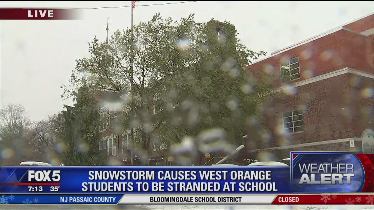 Students stranded at NJ schools