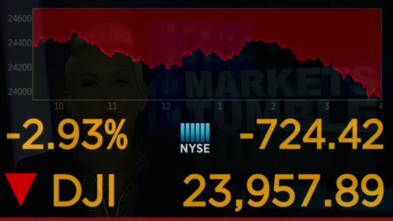 Stocks tumble