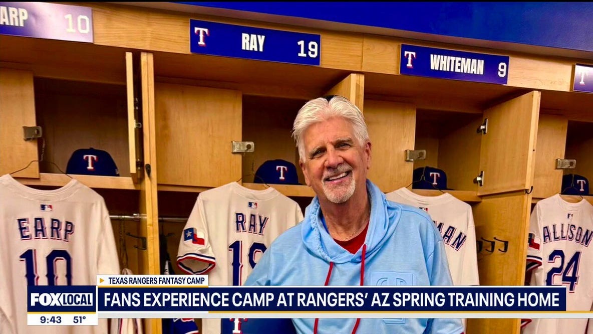 FOX 4's Richard Ray is at Rangers fan camp