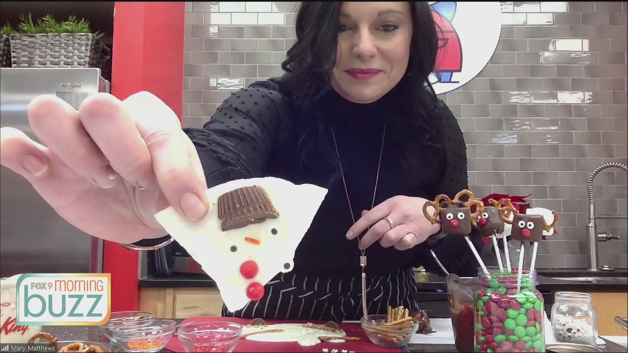 Make your own melted snowmen and reindeer pops without turning on the oven