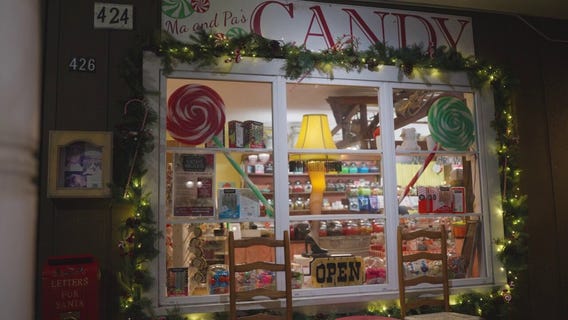 Community near Chicago turns into a Christmas Town for the holidays