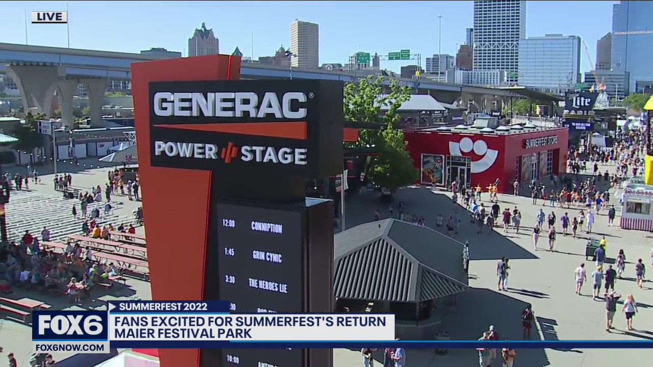 Fans excited for the first day of Summerfest