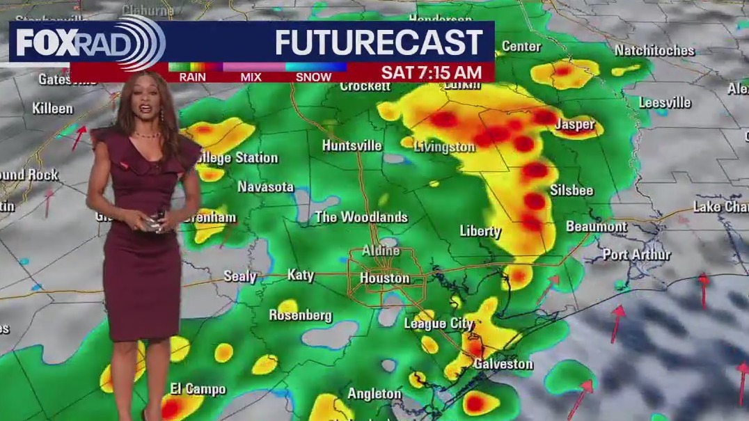 FOX 26 Weather Forecast - More rainfall possible on Saturday