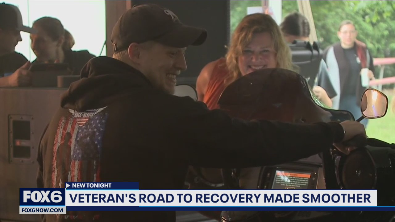 Hogs for Heroes: Sheboygan veteran gifted motorcycle