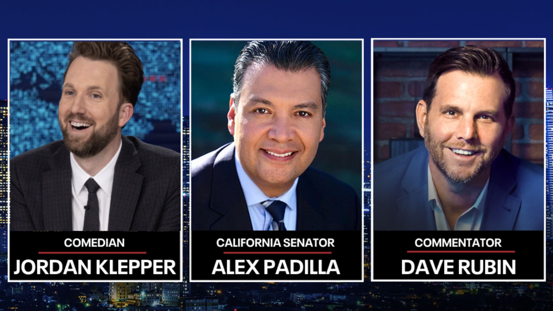 The Issue Is: Alex Padilla, Dave Rubin, Jordan Klepper