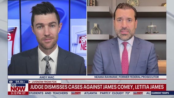 Judge dismisses James Comey, Letitia James indictments