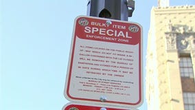 LA to enforce bulky item code on Walk of Fame sidewalk vendors