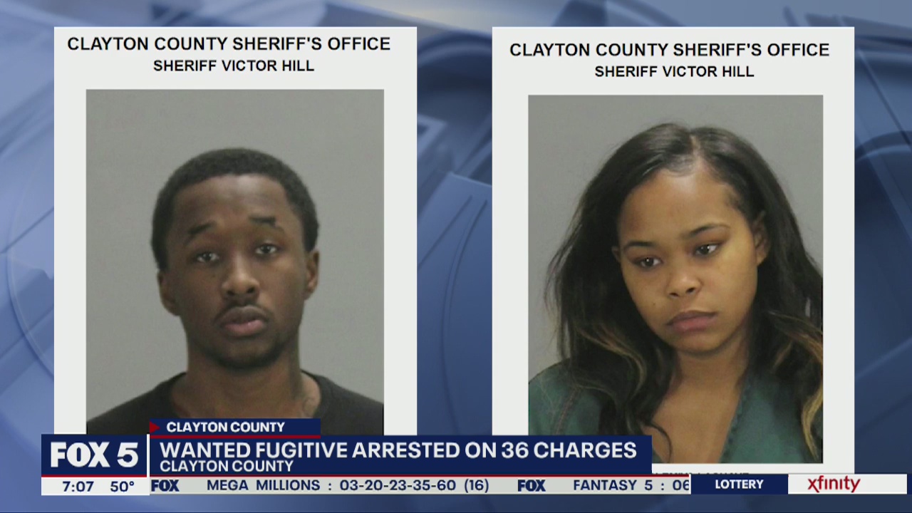 Clayton County wanted fugitive arrested on 36 charges | FOX 5 Atlanta