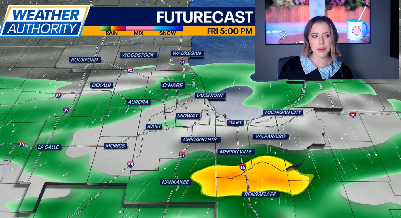 Chicago weather: Cloudy with a few showers; sunny weekend ahead