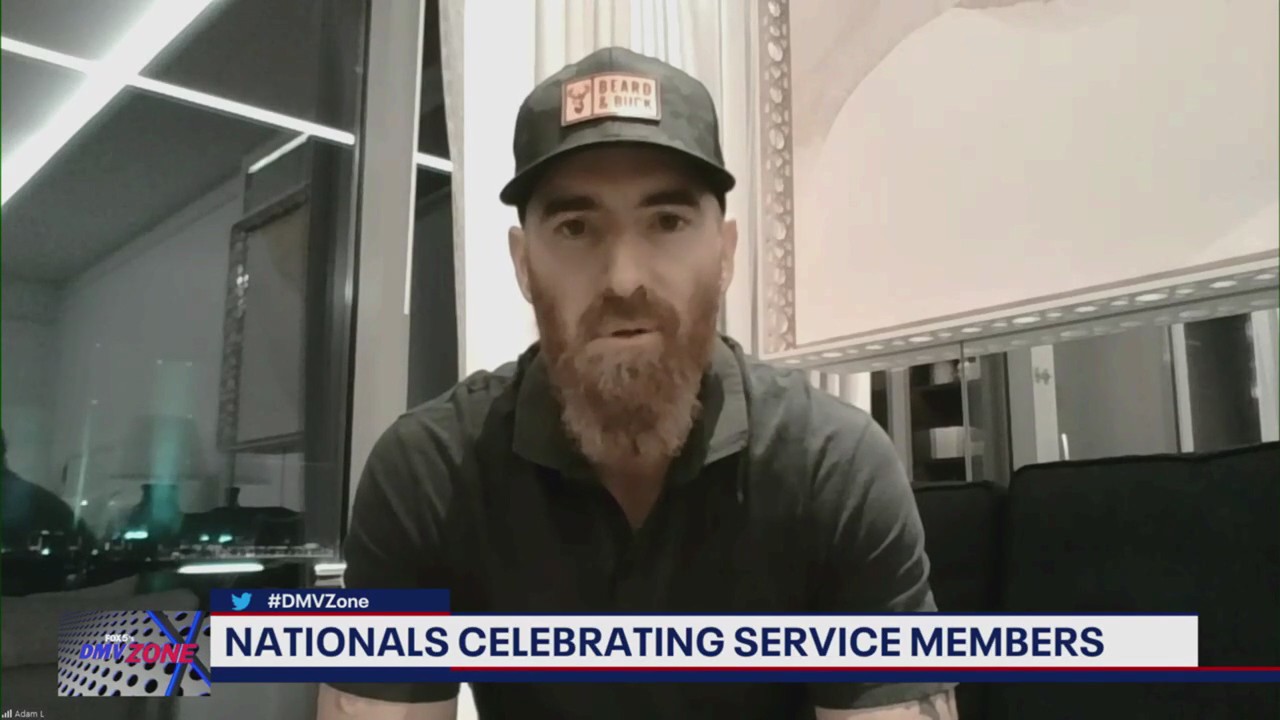 Nationals celebrating service members for the 4th