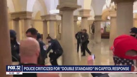 Police criticized for 'double standard' in Capitol response