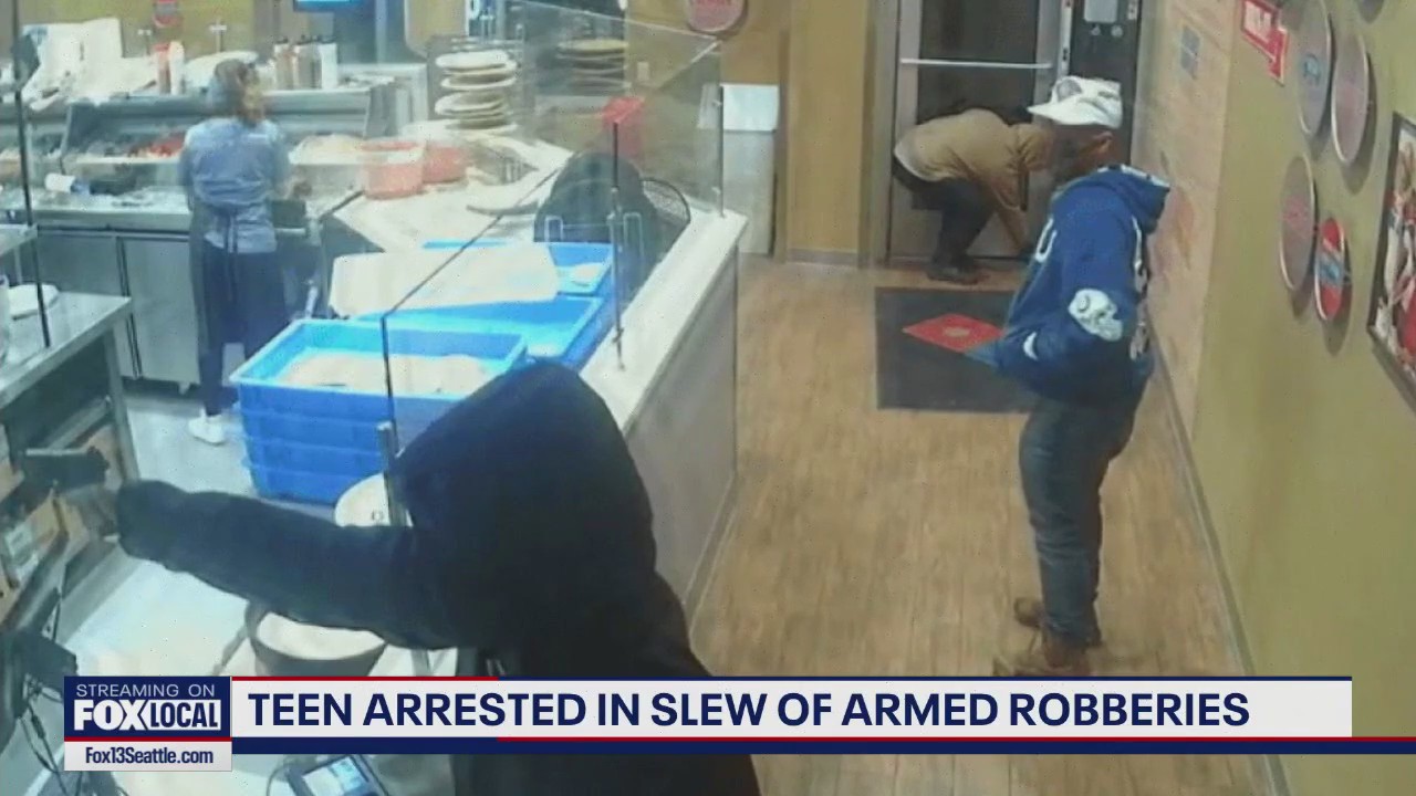 Teen arrested in string of Seattle-area robberies