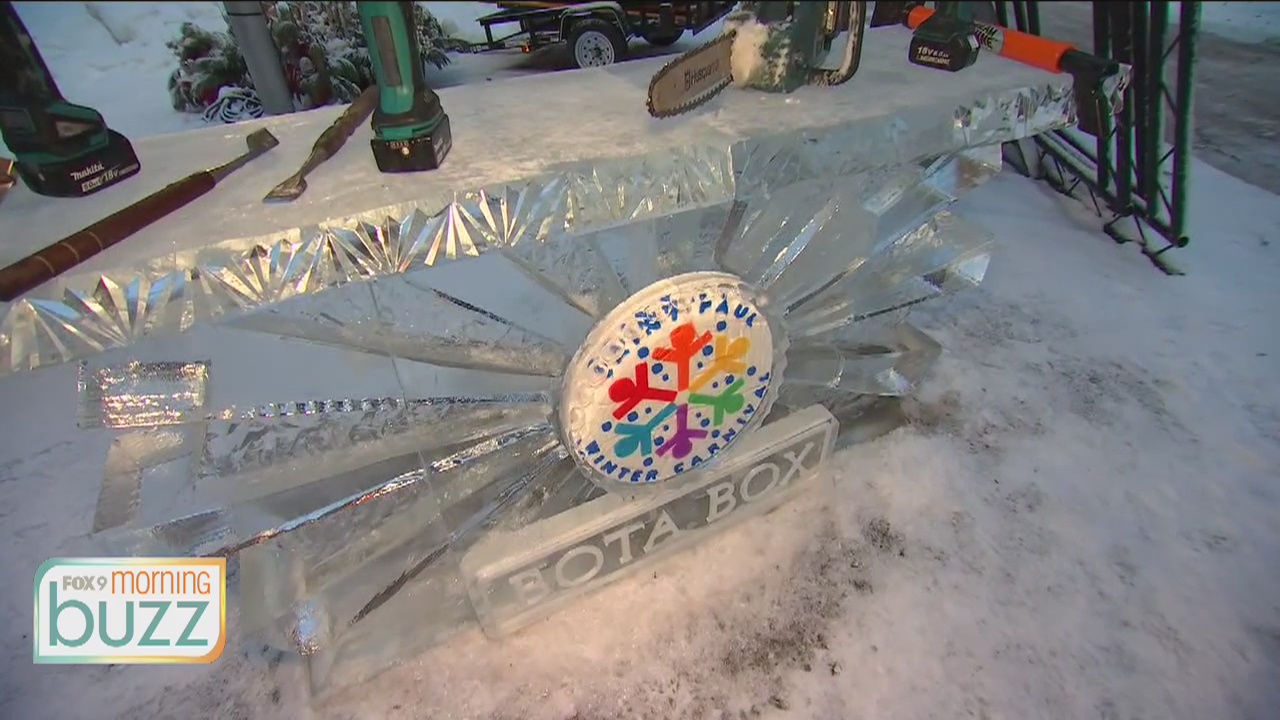 Let the ice carving begin