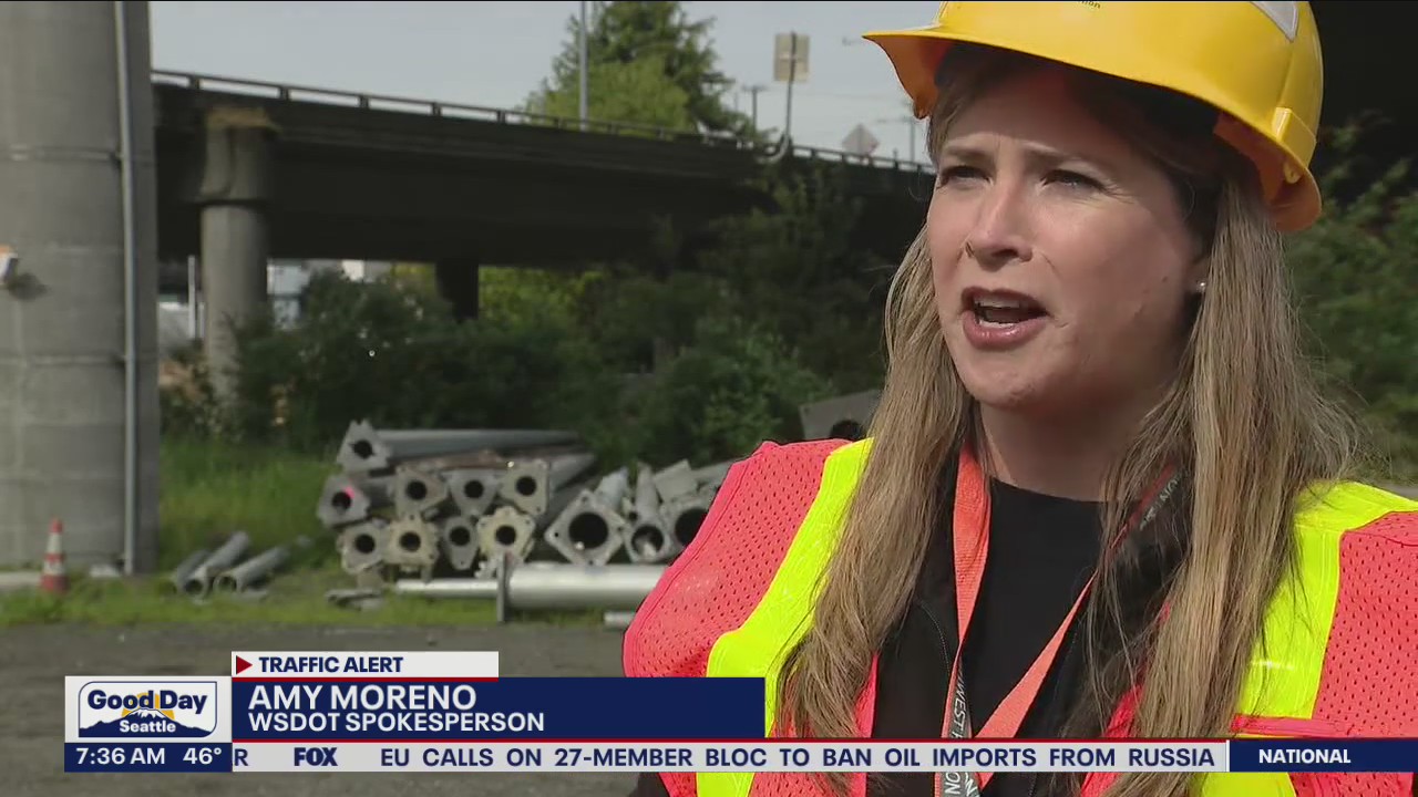 Weekend lane reductions on I-5 for joint replacement