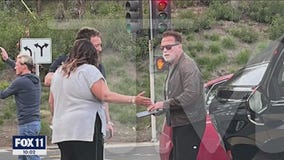 Arnold Schwarzenegger involved in car crash near Brentwood