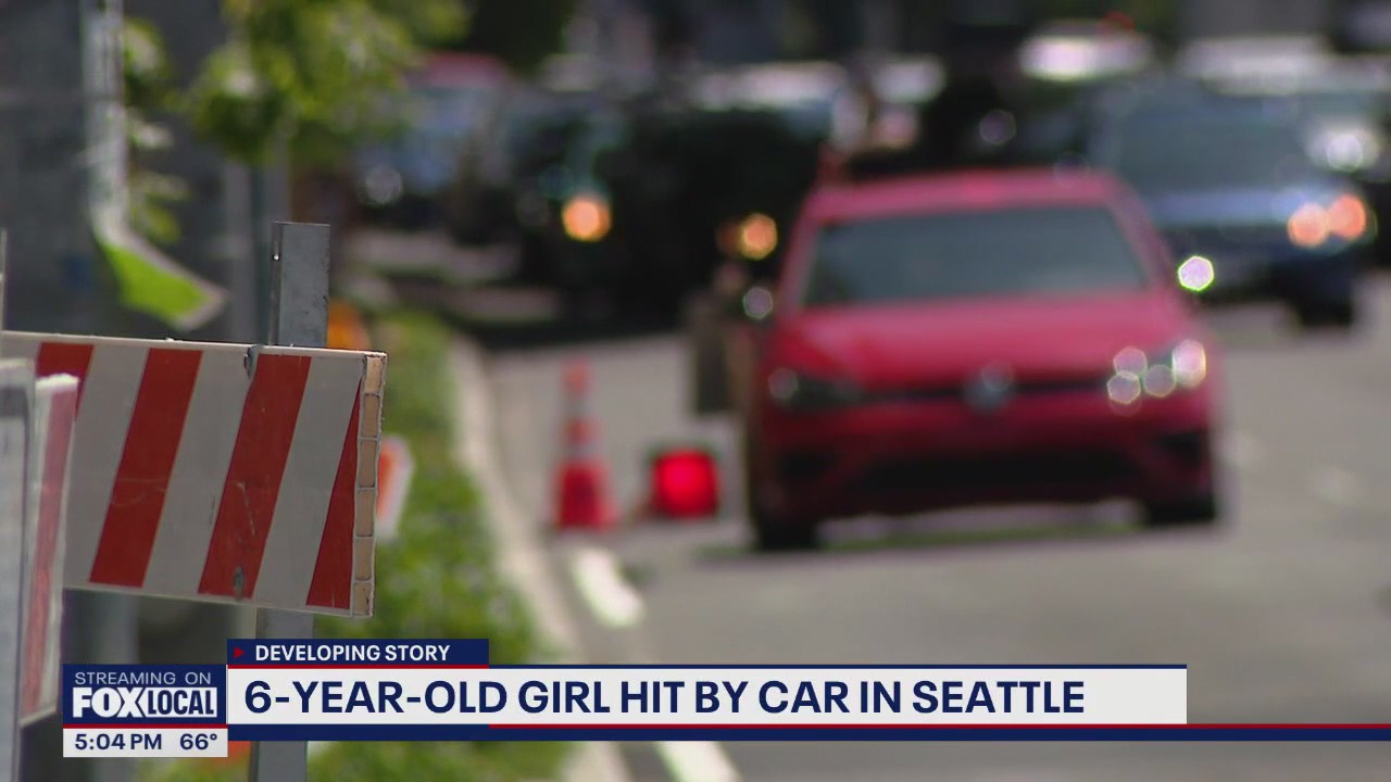 6-year-old hit by car, transported to Harborview in critical condition