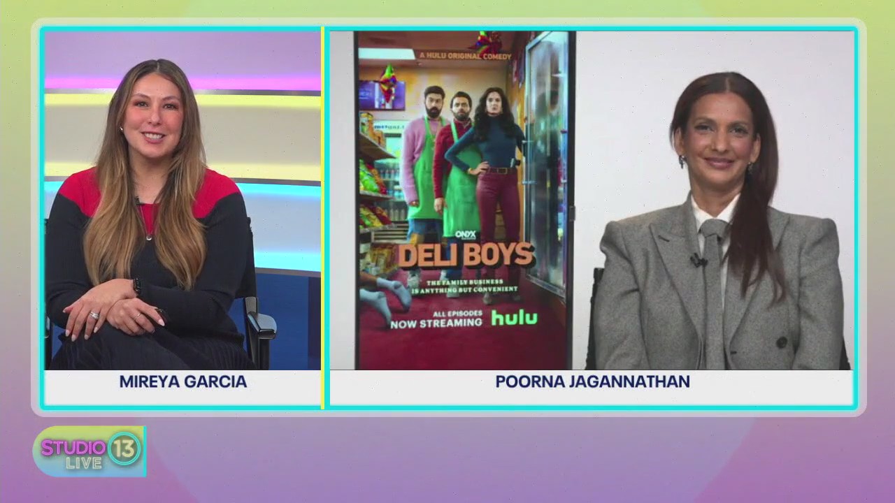 Catching up with Poorna Jagannathan about new Hulu series 'Deli Boys'