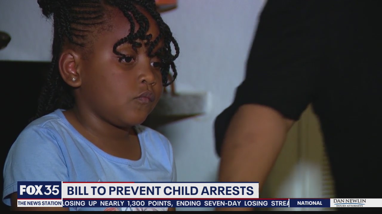 6-year-old girl arrested heads to Tallahassee to get law changed