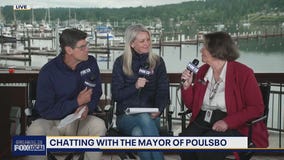 Chatting with mayor of Poulsbo
